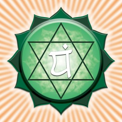 Peinture digitale 4e chakra