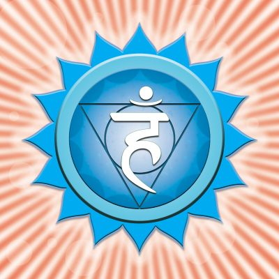 Peinture digitale 5e chakra